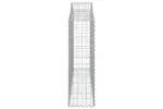 vidaXL 3145432 Arched Gabion Baskets 4 Pcs 200x30x100/120cm Galvanised Iron vidaXL 3145432 Arched Gabion Baskets 4 Pcs 200x30x100/120cm Galvanised Iron