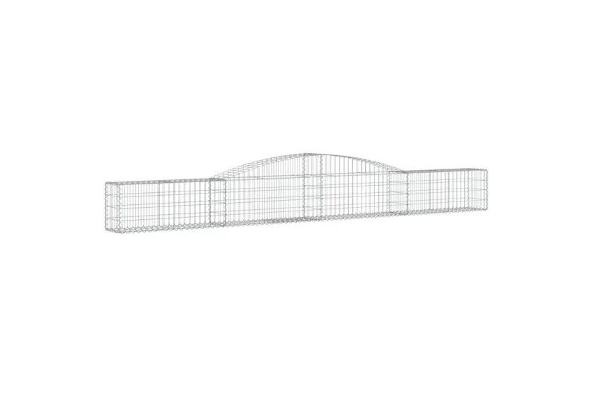 vidaXL 3146830 Arched Gabion Baskets 5 Pcs 400x30x40/60cm Galvanised Iron vidaXL 3146830 Arched Gabion Baskets 5 Pcs 400x30x40/60cm Galvanised Iron