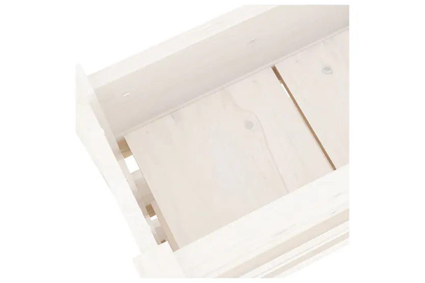 vidaXL 823935 Planter White 77x25x104.5cm Solid Wood Pine vidaXL 823935 Planter White 77x25x104.5cm Solid Wood Pine