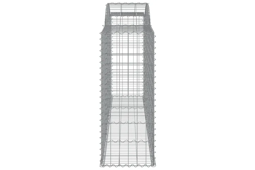 vidaXL 3146721 Arched Gabion Baskets 4 Pcs 300x50x120/140cm Galvanised Iron vidaXL 3146721 Arched Gabion Baskets 4 Pcs 300x50x120/140cm Galvanised Iron