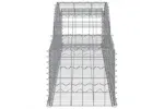 vidaXL 3146649 Arched Gabion Baskets 4 Pcs 300x50x40/60cm Galvanised Iron vidaXL 3146649 Arched Gabion Baskets 4 Pcs 300x50x40/60cm Galvanised Iron