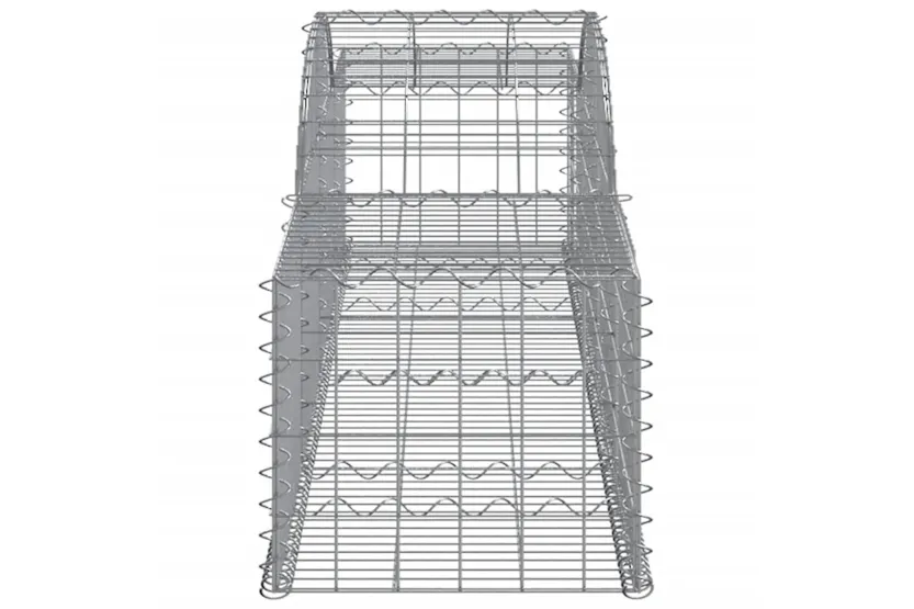 vidaXL 3146649 Arched Gabion Baskets 4 Pcs 300x50x40/60cm Galvanised Iron vidaXL 3146649 Arched Gabion Baskets 4 Pcs 300x50x40/60cm Galvanised Iron