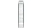 vidaXL 3146791 Arched Gabion Baskets 2 Pcs 300x50x200/220cm Galvanised Iron vidaXL 3146791 Arched Gabion Baskets 2 Pcs 300x50x200/220cm Galvanised Iron