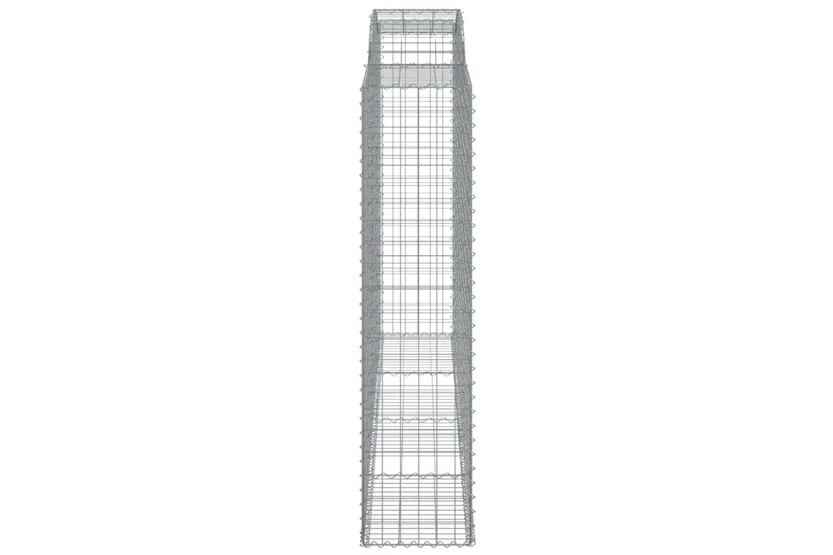 vidaXL 3146791 Arched Gabion Baskets 2 Pcs 300x50x200/220cm Galvanised Iron vidaXL 3146791 Arched Gabion Baskets 2 Pcs 300x50x200/220cm Galvanised Iron