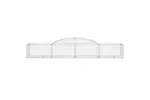vidaXL 3146655 Arched Gabion Baskets 10 Pcs 300x50x40/60cm Galvanised Iron vidaXL 3146655 Arched Gabion Baskets 10 Pcs 300x50x40/60cm Galvanised Iron