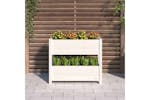 vidaXL 823942 Planter White 77x25x66cm Solid Wood Pine vidaXL 823942 Planter White 77x25x66cm Solid Wood Pine