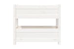 vidaXL 823942 Planter White 77x25x66cm Solid Wood Pine vidaXL 823942 Planter White 77x25x66cm Solid Wood Pine