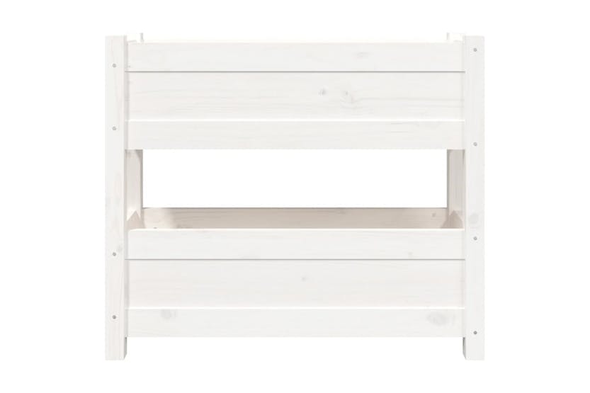 vidaXL 823942 Planter White 77x25x66cm Solid Wood Pine vidaXL 823942 Planter White 77x25x66cm Solid Wood Pine