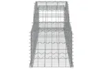 vidaXL 3146653 Arched Gabion Baskets 8 Pcs 300x50x40/60cm Galvanised Iron vidaXL 3146653 Arched Gabion Baskets 8 Pcs 300x50x40/60cm Galvanised Iron