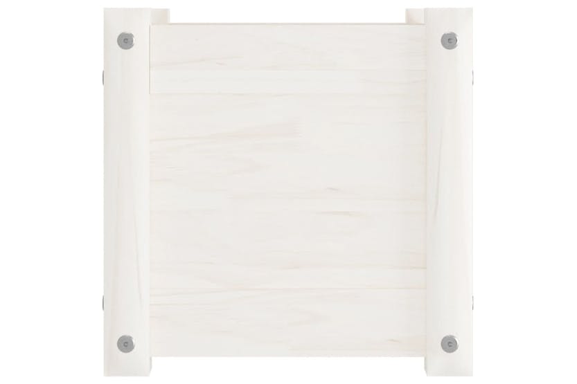 vidaXL 810525 Garden Planters 2 Pcs White 31x31x31cm Solid Pinewood vidaXL 810525 Garden Planters 2 Pcs White 31x31x31cm Solid Pinewood