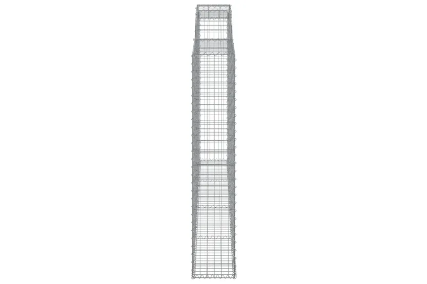 vidaXL 3146576 Arched Gabion Baskets 3 Pcs 300x30x160/180cm Galvanised Iron vidaXL 3146576 Arched Gabion Baskets 3 Pcs 300x30x160/180cm Galvanised Iron