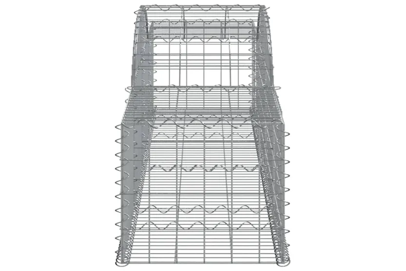 vidaXL 3146647 Arched Gabion Baskets 2 Pcs 300x50x40/60cm Galvanised Iron vidaXL 3146647 Arched Gabion Baskets 2 Pcs 300x50x40/60cm Galvanised Iron