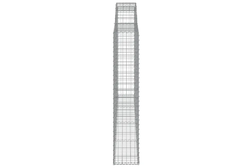 vidaXL 3146575 Arched Gabion Baskets 2 Pcs 300x30x160/180cm Galvanised Iron vidaXL 3146575 Arched Gabion Baskets 2 Pcs 300x30x160/180cm Galvanised Iron