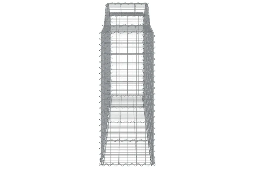 vidaXL 3146726 Arched Gabion Baskets 9 Pcs 300x50x120/140cm Galvanised Iron vidaXL 3146726 Arched Gabion Baskets 9 Pcs 300x50x120/140cm Galvanised Iron