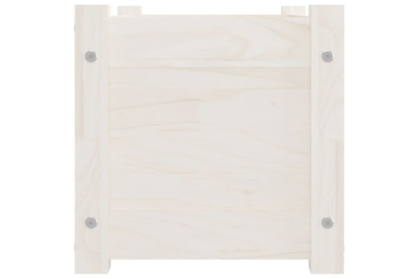 vidaXL 810706 Garden Planter White 60x31x31cm Solid Pinewood vidaXL 810706 Garden Planter White 60x31x31cm Solid Pinewood