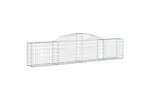 vidaXL 3146492 Arched Gabion Baskets 9 Pcs 300x30x60/80cm Galvanised Iron vidaXL 3146492 Arched Gabion Baskets 9 Pcs 300x30x60/80cm Galvanised Iron