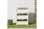 vidaXL 823935 Planter White 77x25x104.5cm Solid Wood Pine vidaXL 823935 Planter White 77x25x104.5cm Solid Wood Pine
