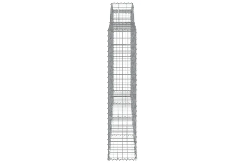 vidaXL 3146557 Arched Gabion Baskets 2 Pcs 300x30x140/160cm Galvanised Iron vidaXL 3146557 Arched Gabion Baskets 2 Pcs 300x30x140/160cm Galvanised Iron