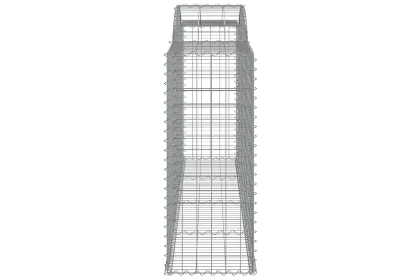 vidaXL 3146720 Arched Gabion Baskets 3 Pcs 300x50x120/140cm Galvanised Iron vidaXL 3146720 Arched Gabion Baskets 3 Pcs 300x50x120/140cm Galvanised Iron