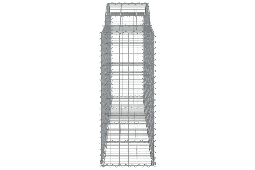 vidaXL 3146723 Arched Gabion Baskets 6 Pcs 300x50x120/140cm Galvanised Iron vidaXL 3146723 Arched Gabion Baskets 6 Pcs 300x50x120/140cm Galvanised Iron