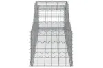 vidaXL 3146655 Arched Gabion Baskets 10 Pcs 300x50x40/60cm Galvanised Iron vidaXL 3146655 Arched Gabion Baskets 10 Pcs 300x50x40/60cm Galvanised Iron