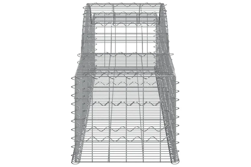 vidaXL 3146655 Arched Gabion Baskets 10 Pcs 300x50x40/60cm Galvanised Iron vidaXL 3146655 Arched Gabion Baskets 10 Pcs 300x50x40/60cm Galvanised Iron