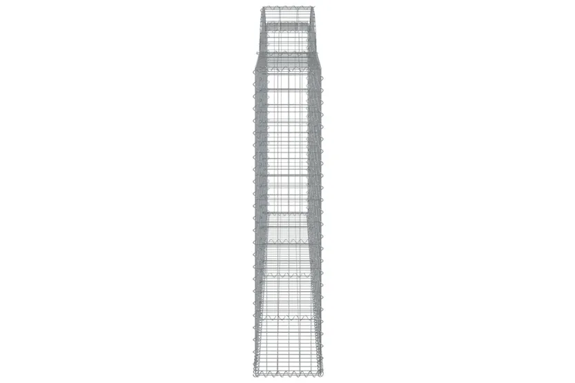 vidaXL 3146558 Arched Gabion Baskets 3 Pcs 300x30x140/160cm Galvanised Iron vidaXL 3146558 Arched Gabion Baskets 3 Pcs 300x30x140/160cm Galvanised Iron