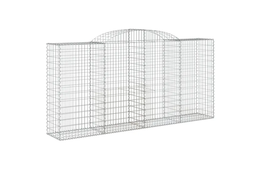 vidaXL 3146740 Arched Gabion Baskets 5 Pcs 300x50x140/160cm Galvanised Iron vidaXL 3146740 Arched Gabion Baskets 5 Pcs 300x50x140/160cm Galvanised Iron