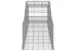 vidaXL 3146651 Arched Gabion Baskets 6 Pcs 300x50x40/60cm Galvanised Iron vidaXL 3146651 Arched Gabion Baskets 6 Pcs 300x50x40/60cm Galvanised Iron
