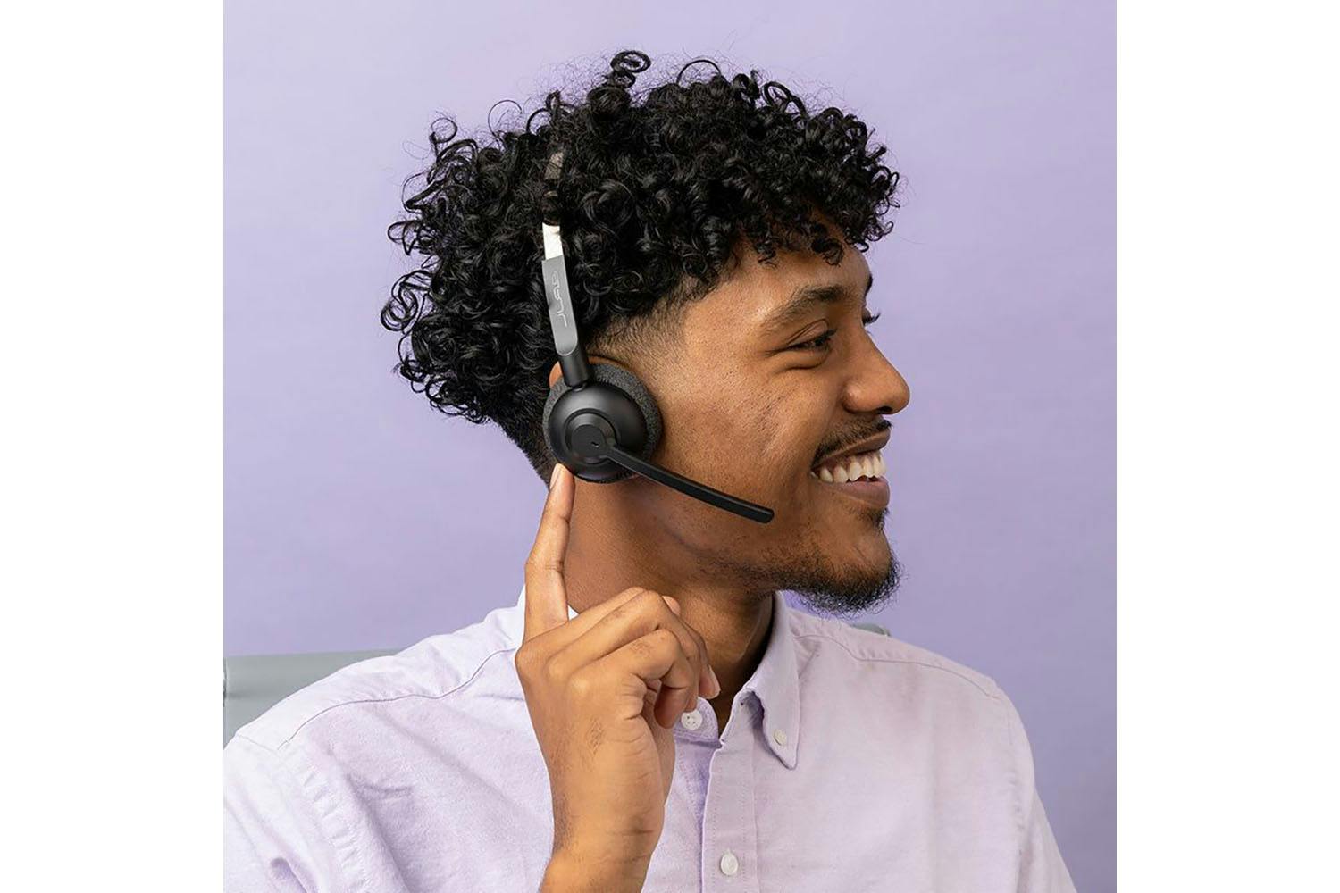 JLab Go Work Pop On-Ear Headset | Black