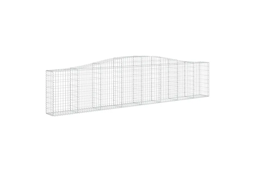 vidaXL 3145817 Arched Gabion Baskets 6 Pcs 400x30x80/100cm Galvanised Iron vidaXL 3145817 Arched Gabion Baskets 6 Pcs 400x30x80/100cm Galvanised Iron