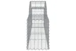 vidaXL 3146047 Arched Gabion Baskets 2 Pcs 200x30x40/60cm Galvanised Iron vidaXL 3146047 Arched Gabion Baskets 2 Pcs 200x30x40/60cm Galvanised Iron
