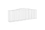 vidaXL 3145974 Arched Gabion Baskets 7 Pcs 400x50x120/140cm Galvanised Iron vidaXL 3145974 Arched Gabion Baskets 7 Pcs 400x50x120/140cm Galvanised Iron
