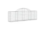 vidaXL 3146072 Arched Gabion Baskets 6 Pcs 200x30x60/80cm Galvanised Iron vidaXL 3146072 Arched Gabion Baskets 6 Pcs 200x30x60/80cm Galvanised Iron