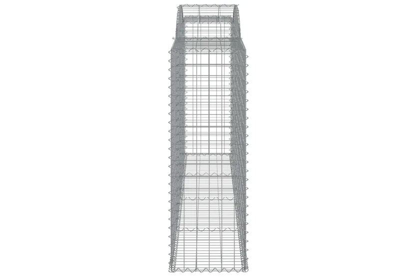 vidaXL 3146737 Arched Gabion Baskets 2 Pcs 300x50x140/160cm Galvanised Iron vidaXL 3146737 Arched Gabion Baskets 2 Pcs 300x50x140/160cm Galvanised Iron