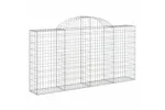 vidaXL 3146123 Arched Gabion Baskets 15 Pcs 200x30x100/120cm Galvanised Iron vidaXL 3146123 Arched Gabion Baskets 15 Pcs 200x30x100/120cm Galvanised Iron