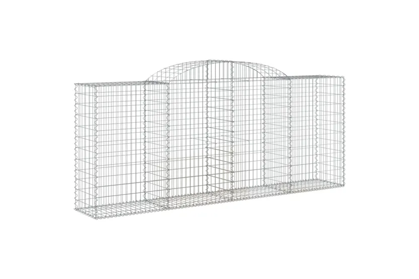 vidaXL 3146727 Arched Gabion Baskets 10 Pcs 300x50x120/140cm Galvanised Iron vidaXL 3146727 Arched Gabion Baskets 10 Pcs 300x50x120/140cm Galvanised Iron