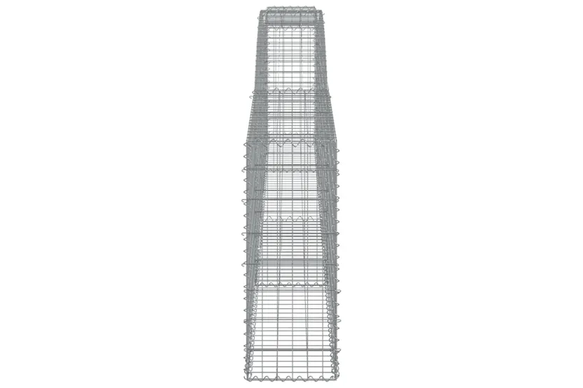 vidaXL 3146855 Arched Gabion Baskets 4 Pcs 400x30x80/100cm Galvanised Iron vidaXL 3146855 Arched Gabion Baskets 4 Pcs 400x30x80/100cm Galvanised Iron