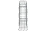vidaXL 3146094 Arched Gabion Baskets 7 Pcs 200x30x80/100cm Galvanised Iron vidaXL 3146094 Arched Gabion Baskets 7 Pcs 200x30x80/100cm Galvanised Iron