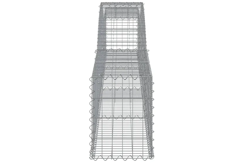 vidaXL 3146828 Arched Gabion Baskets 3 Pcs 400x30x40/60cm Galvanised Iron vidaXL 3146828 Arched Gabion Baskets 3 Pcs 400x30x40/60cm Galvanised Iron