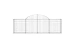 vidaXL 3146072 Arched Gabion Baskets 6 Pcs 200x30x60/80cm Galvanised Iron vidaXL 3146072 Arched Gabion Baskets 6 Pcs 200x30x60/80cm Galvanised Iron