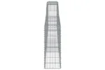 vidaXL 3146854 Arched Gabion Baskets 3 Pcs 400x30x80/100cm Galvanised Iron vidaXL 3146854 Arched Gabion Baskets 3 Pcs 400x30x80/100cm Galvanised Iron