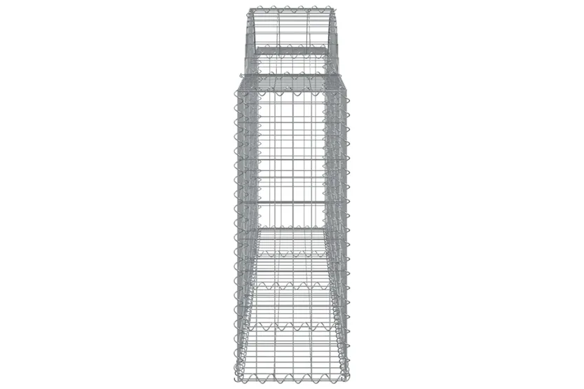 vidaXL 3146102 Arched Gabion Baskets 15 Pcs 200x30x80/100cm Galvanised Iron vidaXL 3146102 Arched Gabion Baskets 15 Pcs 200x30x80/100cm Galvanised Iron