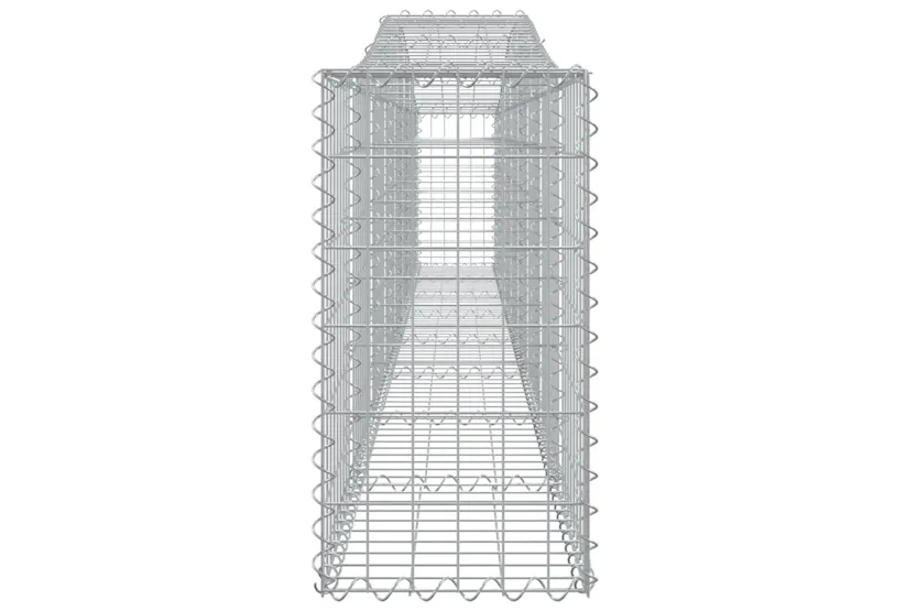 vidaXL 3145808 Arched Gabion Baskets 10 Pcs 400x30x60/80cm Galvanised Iron vidaXL 3145808 Arched Gabion Baskets 10 Pcs 400x30x60/80cm Galvanised Iron