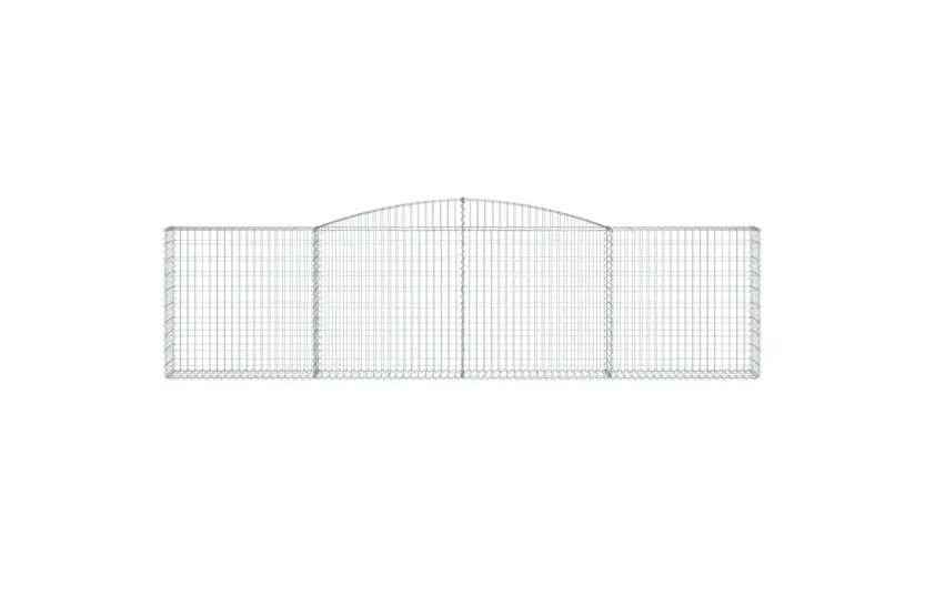 vidaXL 3146874 Arched Gabion Baskets 10 Pcs 400x30x100/120cm Galvanised Iron vidaXL 3146874 Arched Gabion Baskets 10 Pcs 400x30x100/120cm Galvanised Iron