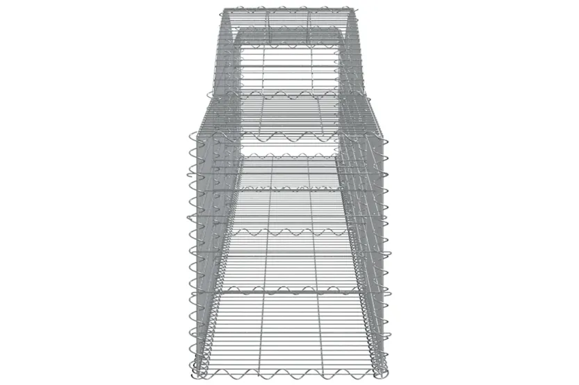 vidaXL 3146974 Arched Gabion Baskets 6 Pcs 400x50x60/80cm Galvanised Iron vidaXL 3146974 Arched Gabion Baskets 6 Pcs 400x50x60/80cm Galvanised Iron