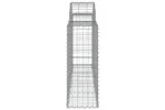 vidaXL 3146101 Arched Gabion Baskets 14 Pcs 200x30x80/100cm Galvanised Iron vidaXL 3146101 Arched Gabion Baskets 14 Pcs 200x30x80/100cm Galvanised Iron