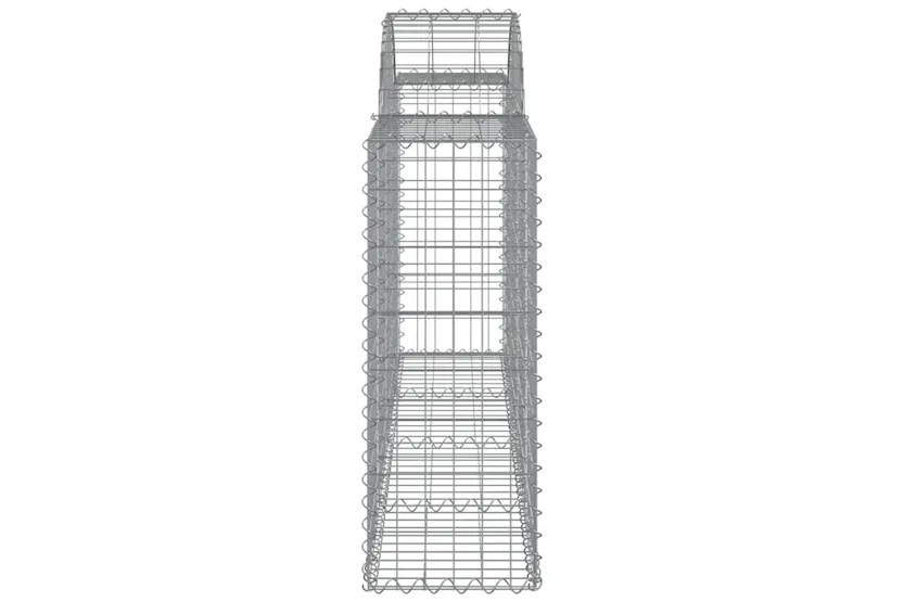vidaXL 3146101 Arched Gabion Baskets 14 Pcs 200x30x80/100cm Galvanised Iron vidaXL 3146101 Arched Gabion Baskets 14 Pcs 200x30x80/100cm Galvanised Iron