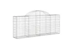 vidaXL 3146104 Arched Gabion Baskets 20 Pcs 200x30x80/100cm Galvanised Iron vidaXL 3146104 Arched Gabion Baskets 20 Pcs 200x30x80/100cm Galvanised Iron