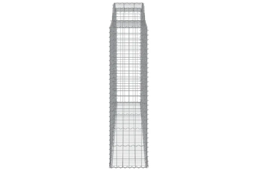 vidaXL 3146776 Arched Gabion Baskets 5 Pcs 300x50x180/200cm Galvanised Iron vidaXL 3146776 Arched Gabion Baskets 5 Pcs 300x50x180/200cm Galvanised Iron